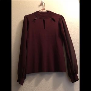 INC Closed Neck Longsleeves Sweater